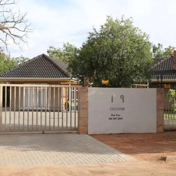 Caledon Overnight Rooms, hotel a Kimberley
