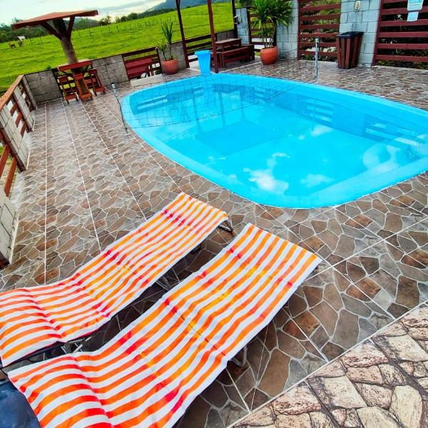 Chalé Suíte, Banheira e Piscina, Chácara das Estrelas - Foto 4