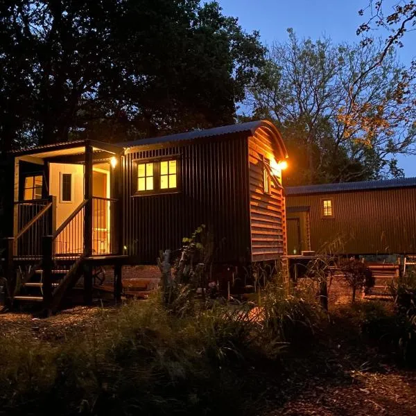 Bluebell Wood Shepherds Hut Cosy Woodland Retreat, hotel em Langton Matravers