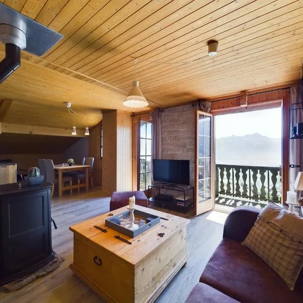 Appartement style chalet, 1 chambre, Torgon, Alpes Suisses, hotel sa Vionnaz