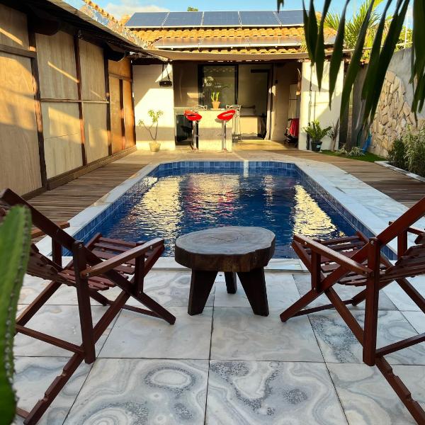 Chalé Mon Amour com sua piscina privativa