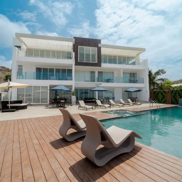 Apartamento frente a la playa Rivera Suites โรงแรมในมันตา