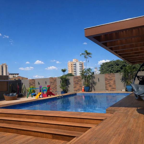 Apartamento Premium - 2 Camas de Solteiro OU 1 Cama de Casal e Sofá Cama-Piscina-Academia-Manobrista-Carregador Veicular-Mini Mercado - Foto 4