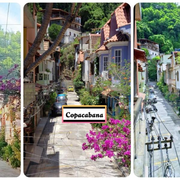 Quarto Grande em uma Linda Vila de Casas em Copacabana