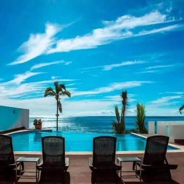 Horizon Mar Turquesa #5 Lujo frente Malecón y Playa, hotell sihtkohas Mazatlán