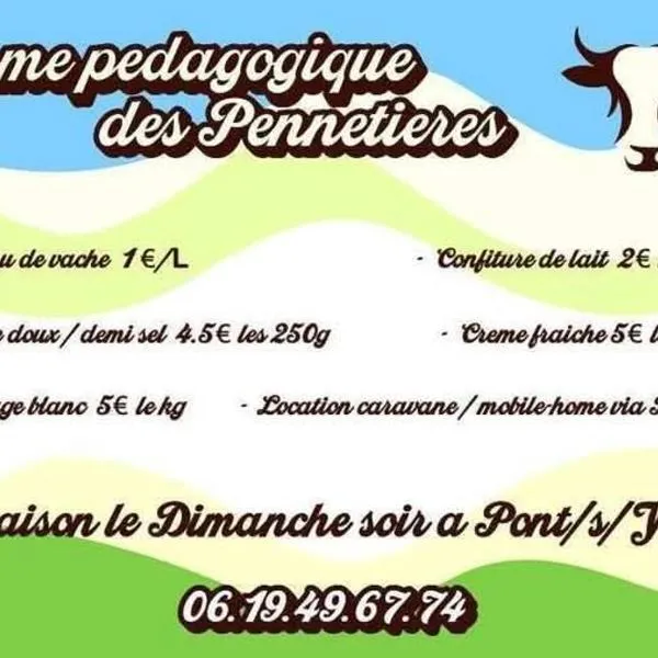 ferme pedagogique des pennetieres, Hotel in Montcorbon