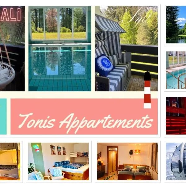 Tonis Appartements Lofer - Maui Ferienwohnung mit Pool & Bergblick, hotel in Sankt Martin bei Lofer