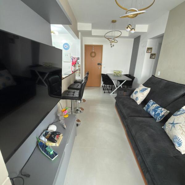 Apartamento a menos de 100 m da praia Asturias - Guarujá Beach