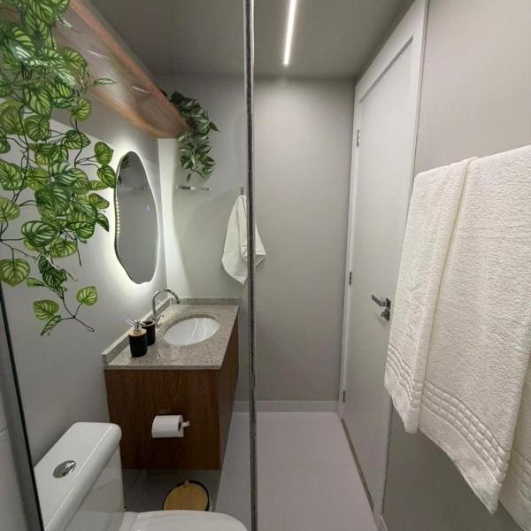 Studio no Paraíso com Sacada e Vista da Cidade - Foto 3