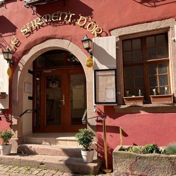 Hôtel Le Sarment d'Or, מלון בריקוויר