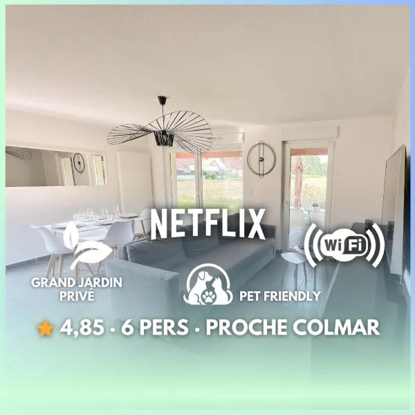 Le Jardin Secret I Jardin Privé I Pet Friendly I Proche Colmar, hotel i Horbourg