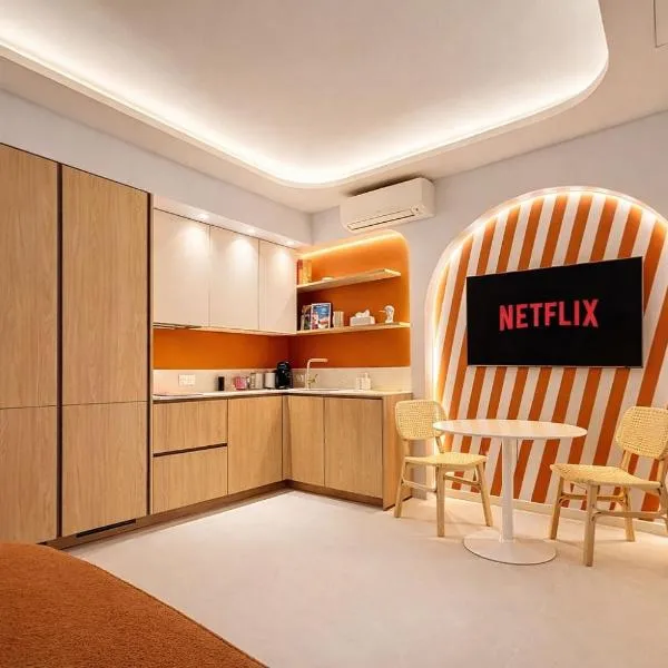 Unique Appartement proche des plages & Pinède à Juan-les-Pins – hotel w mieście Antibes