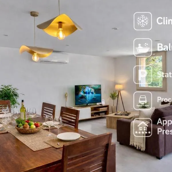 Gleizé में, होटल Bali appartement 2 chambres - Clim 4 personnes