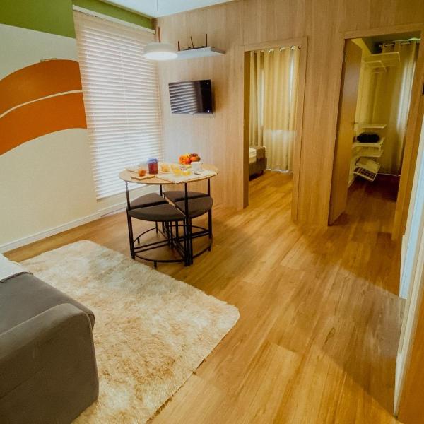 Apt novo 2Q wi-fi rápido Ar-Garagem 3 pessoas AROMA RESIDENCE - Foto 5