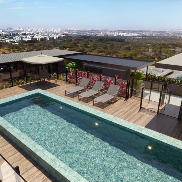 Apartamento de Luxo 2 Quartos, Brasília - Get Park Sul - com Garagem - Foto 4