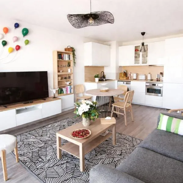 Appartement classé 3 étoiles à 150m de la plage, hotel Fréjusben