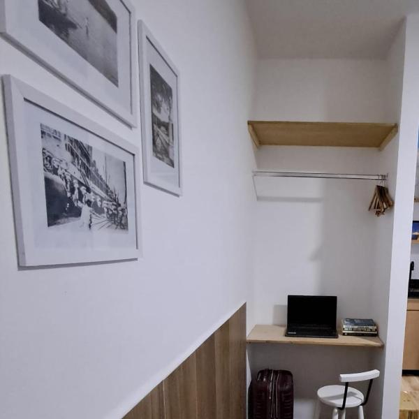 Studio com ar na Ponta da Praia - Foto 2