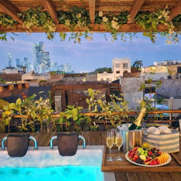 Casa Coco 1680 Colonial & Art House In Old City - Pool - Jasussi - View, hotel a Cartagena de Indias