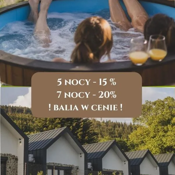 Sowie Chatki - domki z widokiem na Góry Sowie – hotel w mieście Sokolec