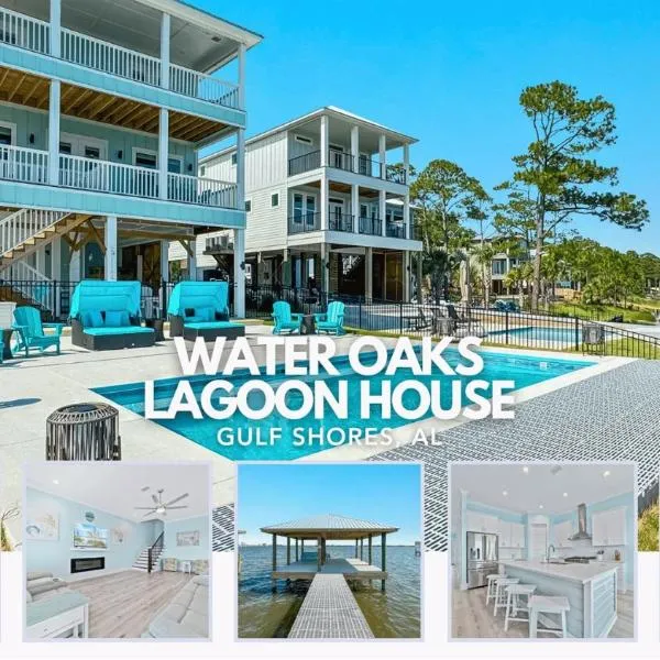 Heated Pool Dock Modern Lagoon Waterfront Home, hotel a Gulf Shores