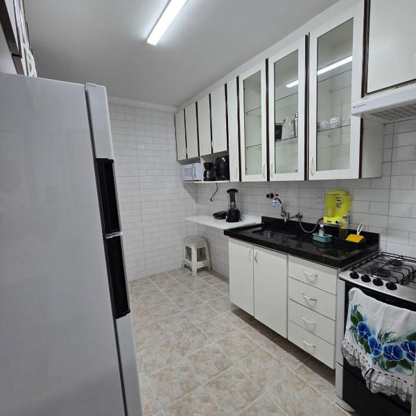 Apartamento Pe na areia no Caiçara Praia Grande