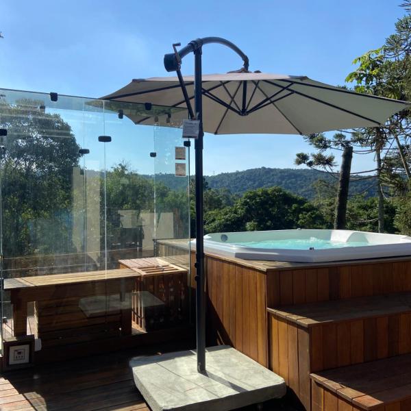 Chalé Romântico com Hidro e Sauna, Pet Friendly, Perto de São Paulo - Ecovilla Zion
