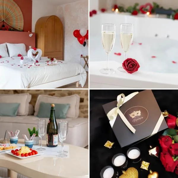 Romance & Evasion - Centre Ville - Love Room - Balnéo, hotel i Quimper