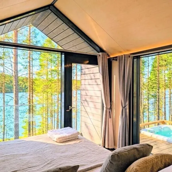 Hossaville Luxe West Lake Cabin II, hotel v destinaci Ruhtinaansalmi
