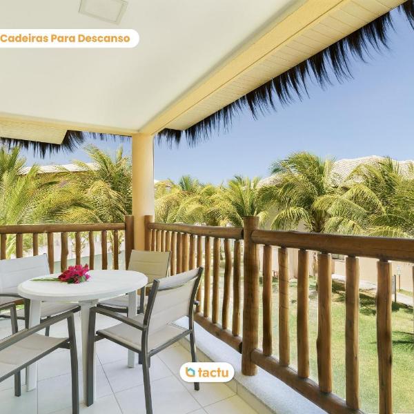 Apartamento com linda vista jardim e mar no VG Sun