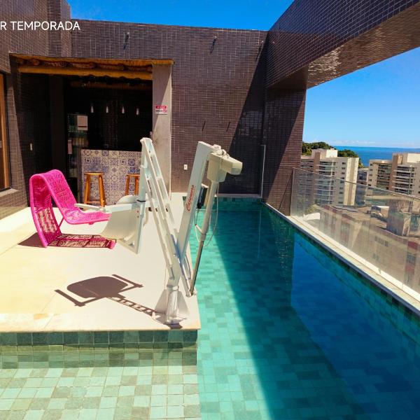 PORTO PRIVILEGE - Novo com Varanda, Rooftop, Piscina, Academia a 350m do PORTO DA BARRA - Foto 3