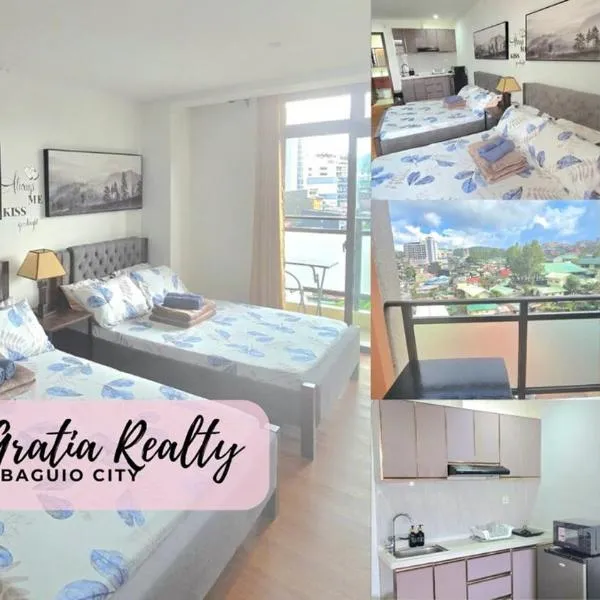 Megatower 3 Unit 5f13 Baguio Studio Condo by Dei Gratia, hotel i Baguio