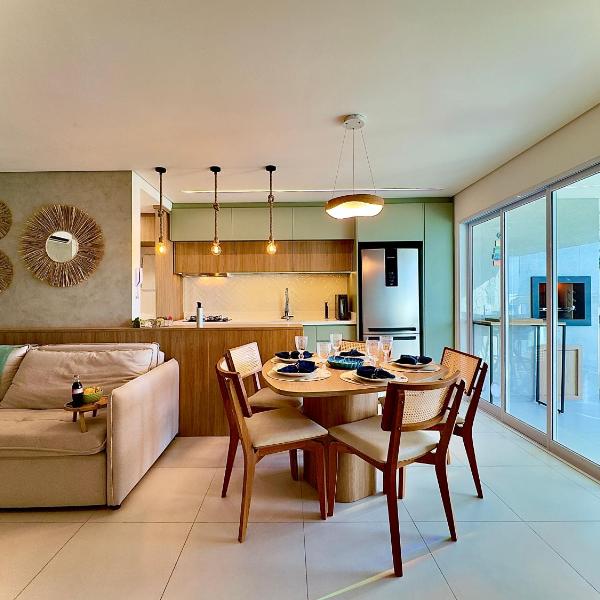 Apartamento em Condomínio Frente-Mar com Piscinas, Jacuzzi Aquecida, Sauna, Academia, Brinquedoteca, Churrasqueira na Sacada, Cozinha Completa e Lazer de Home Club - Foto 5