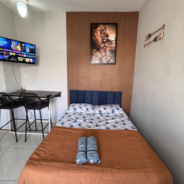 Flat com sacada e churras ,Check-in fácil ,Wi-Fi - Foto 4