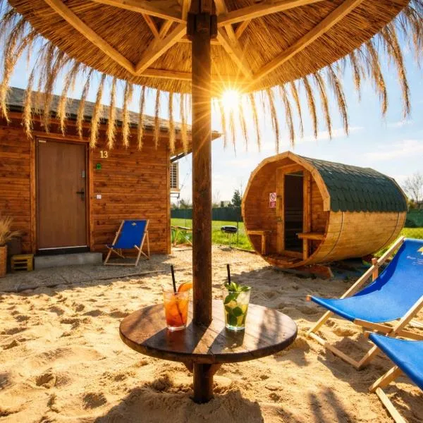 Apartament z Tężnią Solankową, Sauną, Kominkiem LED nad Jeziorem Żywieckim、ザジェチェのホテル