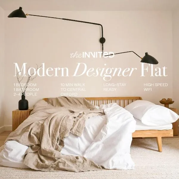 Modern Designer 1BR Flat - Steps from Central Oxford, hotel u Oxfordu