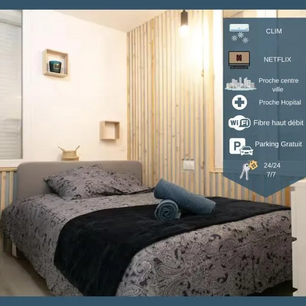 Joli studio Clim & Wifi, hotel u gradu 'Pithiviers'