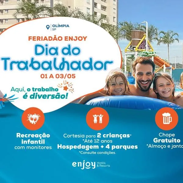 Enjoy Solar das Águas Park Resort, hotel di Olímpia