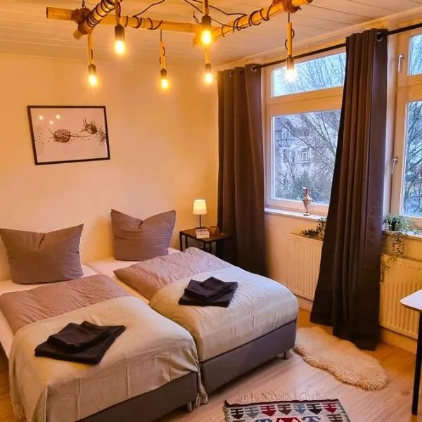 Elite-Apartment am Hauptbahnhof Celle mit Küche,Privat-Parkplatz,Waschmaschine und 5G WLAN für 6 Personen: Celle şehrinde bir otel