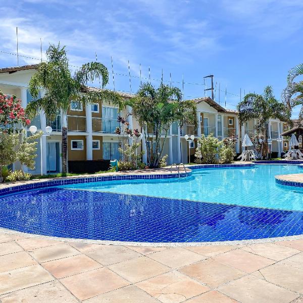 Apto Térreo com 1 suite proximo a praia de Taperapuã, condominio com piscina, sauna e portaria 24hrs