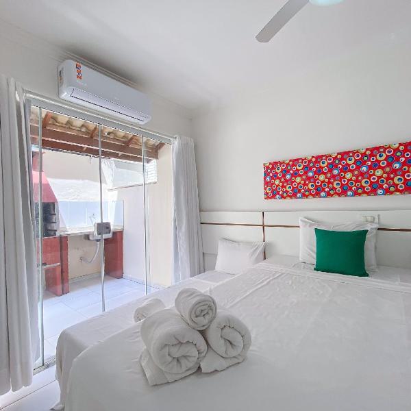 Apto Térreo com 1 suite proximo a praia de Taperapuã, condominio com piscina, sauna e portaria 24hrs - Foto 2