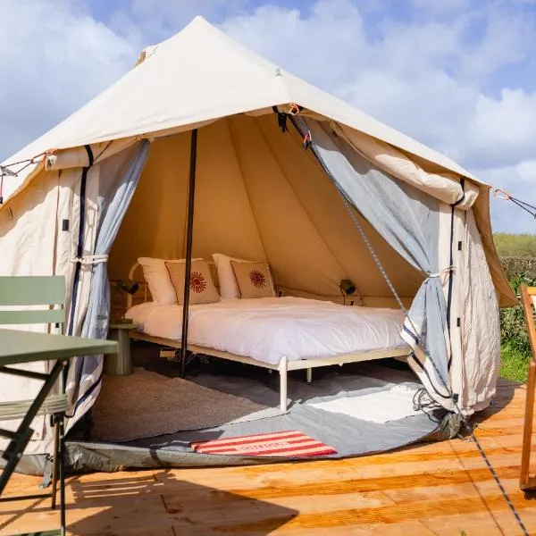 Viesnīca Hoeve de Binnenplaets - Comfort glamping tent pilsētā Schimmert