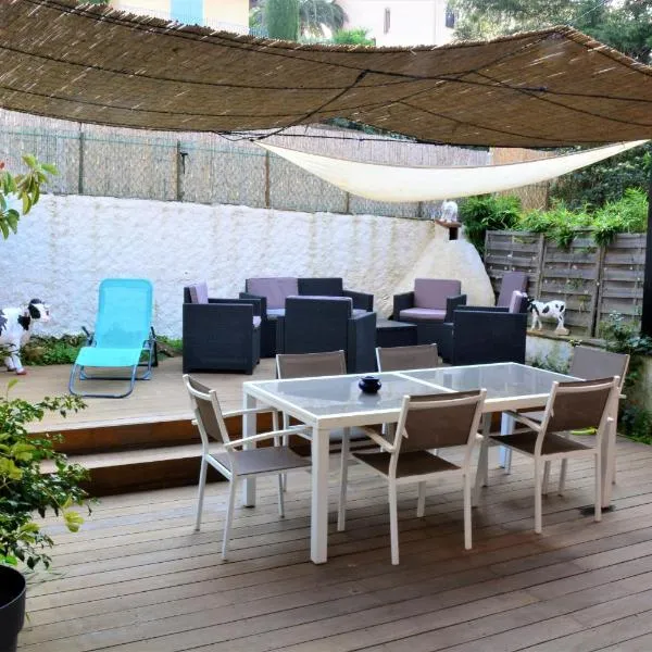 Maison partagée, 2 chambres avec clim, 15 min plage, готель у місті Колліур