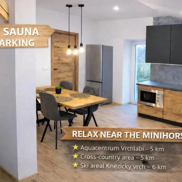 Apartmán Branná 10 z 10 hory klid a vleky 5 min, hotel in Horní Branná