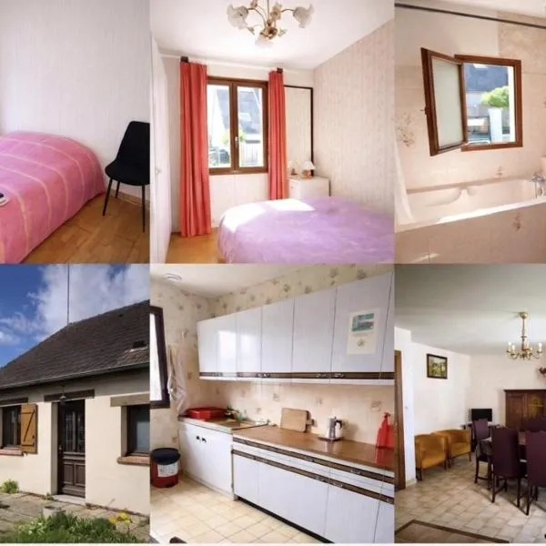 Etablissement commun avec chambre privé tranquille avec jardin a 10 min a pied de la gare de Fleury-les-Aubrais et 2 min d Orléans, hotel in Fleury-les-Aubrais
