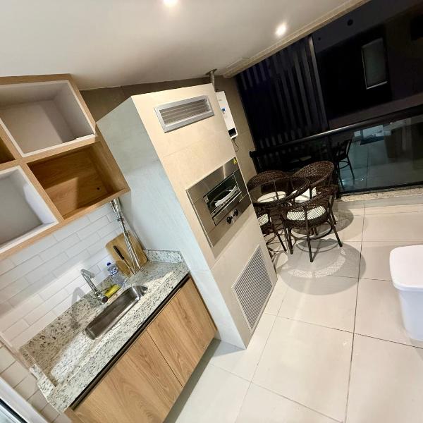 Apto de Luxo 400m Prainha-Piscina-churrasqueira-Ar-condicionado-Sand beach - Foto 5