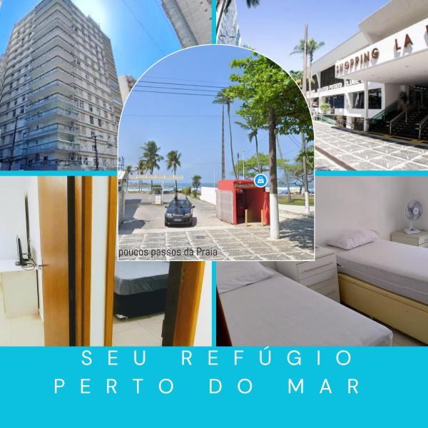 Apê Top Pitangueiras - Pé na Areia, perto de tudo, com vaga no Edifício, serviço de praia grátis, 50m da praia e do Shopping La Plage