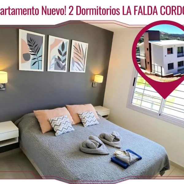 Departamento Nuevo! 2 Dormitorios LA FALDA CORDOBA, hotel a La Falda