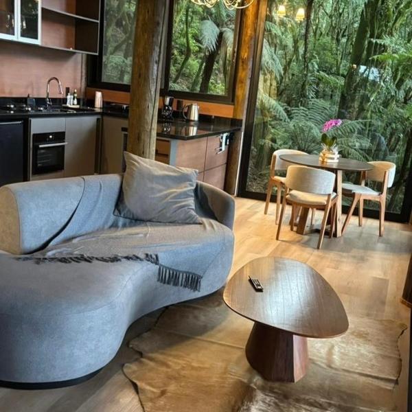 Cabana Araucária Glass ao lado de Gramado RS