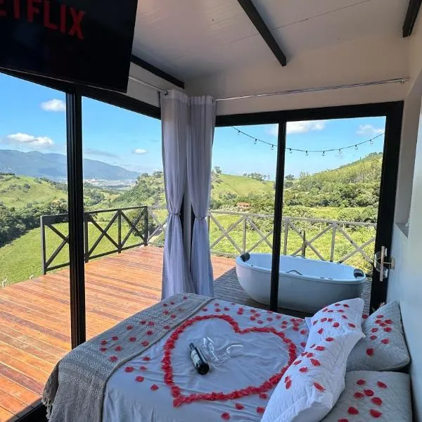 Cabana Mirante Luz do luar, hotel v destinácii Extrema