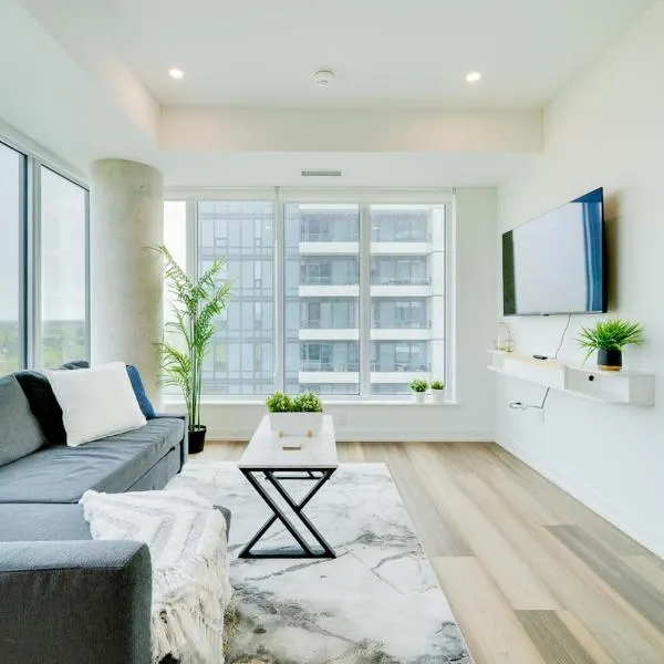 Elegant Open-Concept Condo in Downtown K-W, hôtel à Kitchener